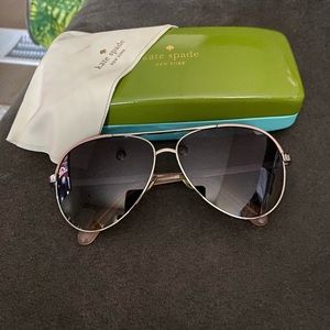 Kate Spade Amarissa Aviator Sunglasses Polarized 59 12 135